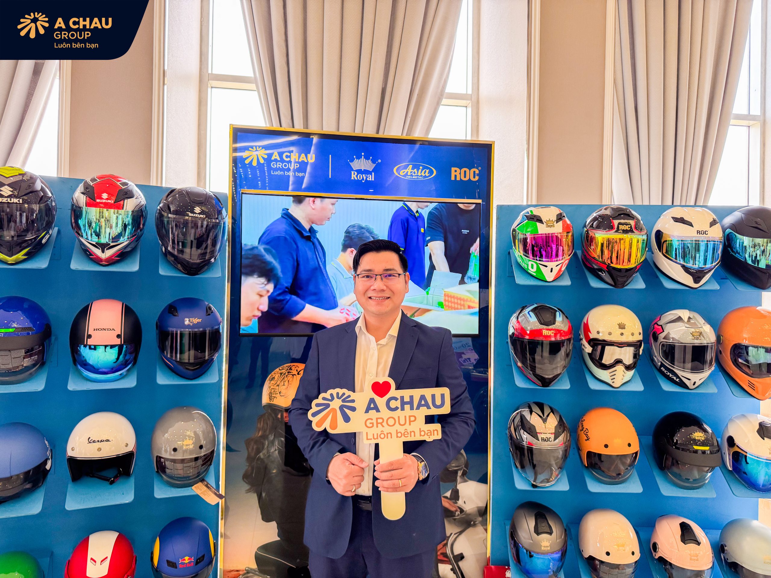 Gian hàng Á Châu Group gắn liền với an toàn