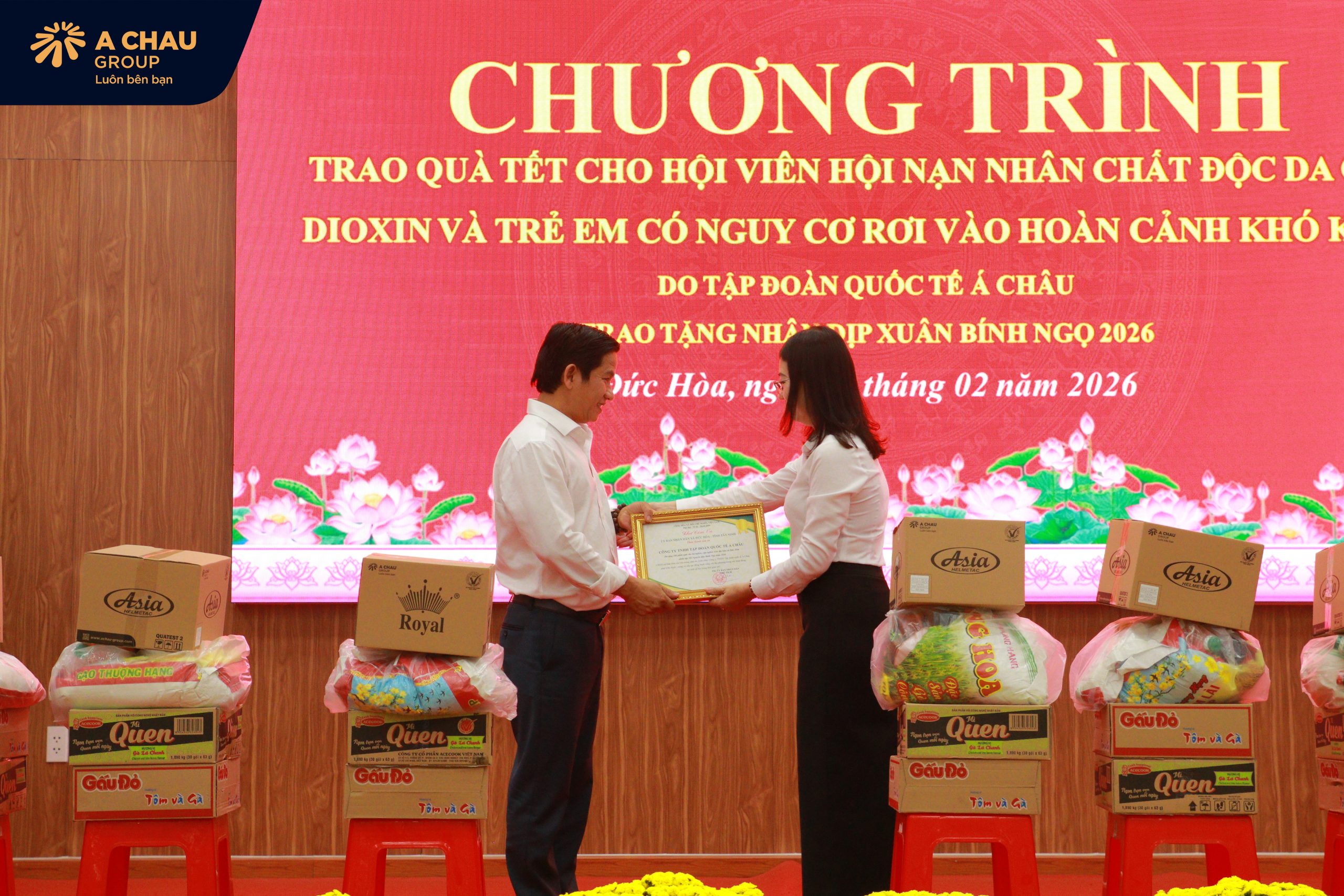 Á Châu Group luôn chú trọng các chương trình an sinh xã hội, đặc biệt vào dịp Tết Nguyên đán – thời điểm sum vầy và sẻ chia.