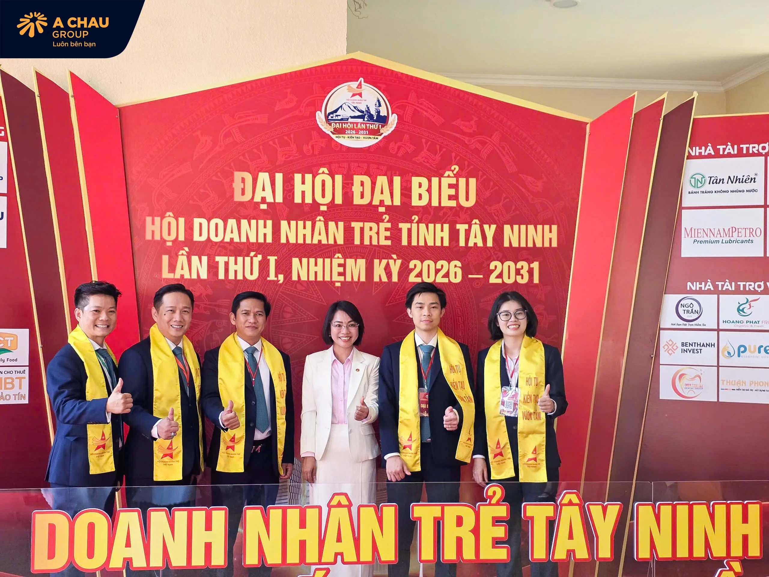 Á Châu Group đồng hành cùng Đại hội Doanh nhân Trẻ Tây Ninh lần I: Kết nối sức mạnh – Kiến tạo nhiệm kỳ phát triển mới