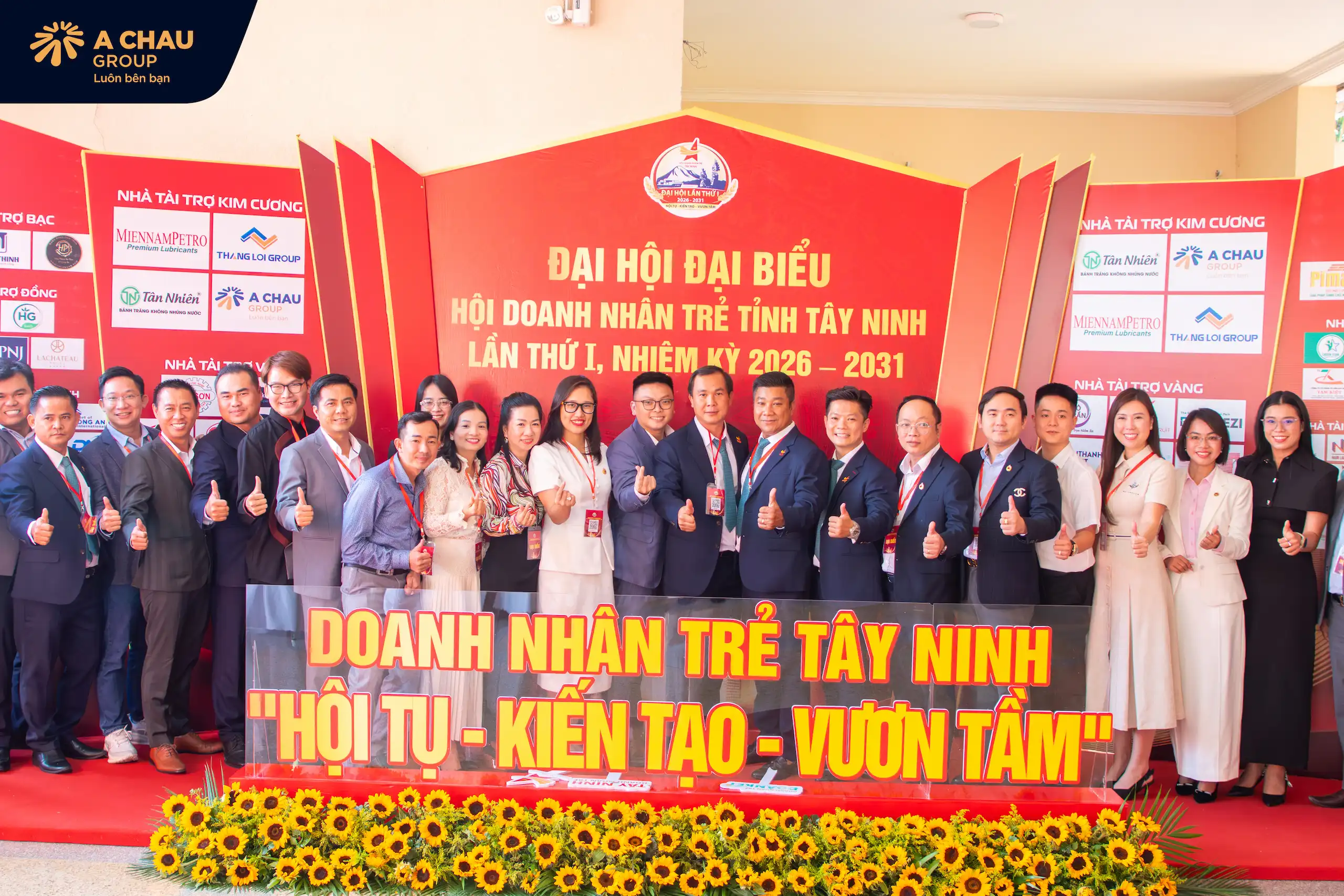 Á Châu Group đồng hành cùng Đại hội Doanh nhân Trẻ Tây Ninh lần I: Kết nối sức mạnh – Kiến tạo nhiệm kỳ phát triển mới