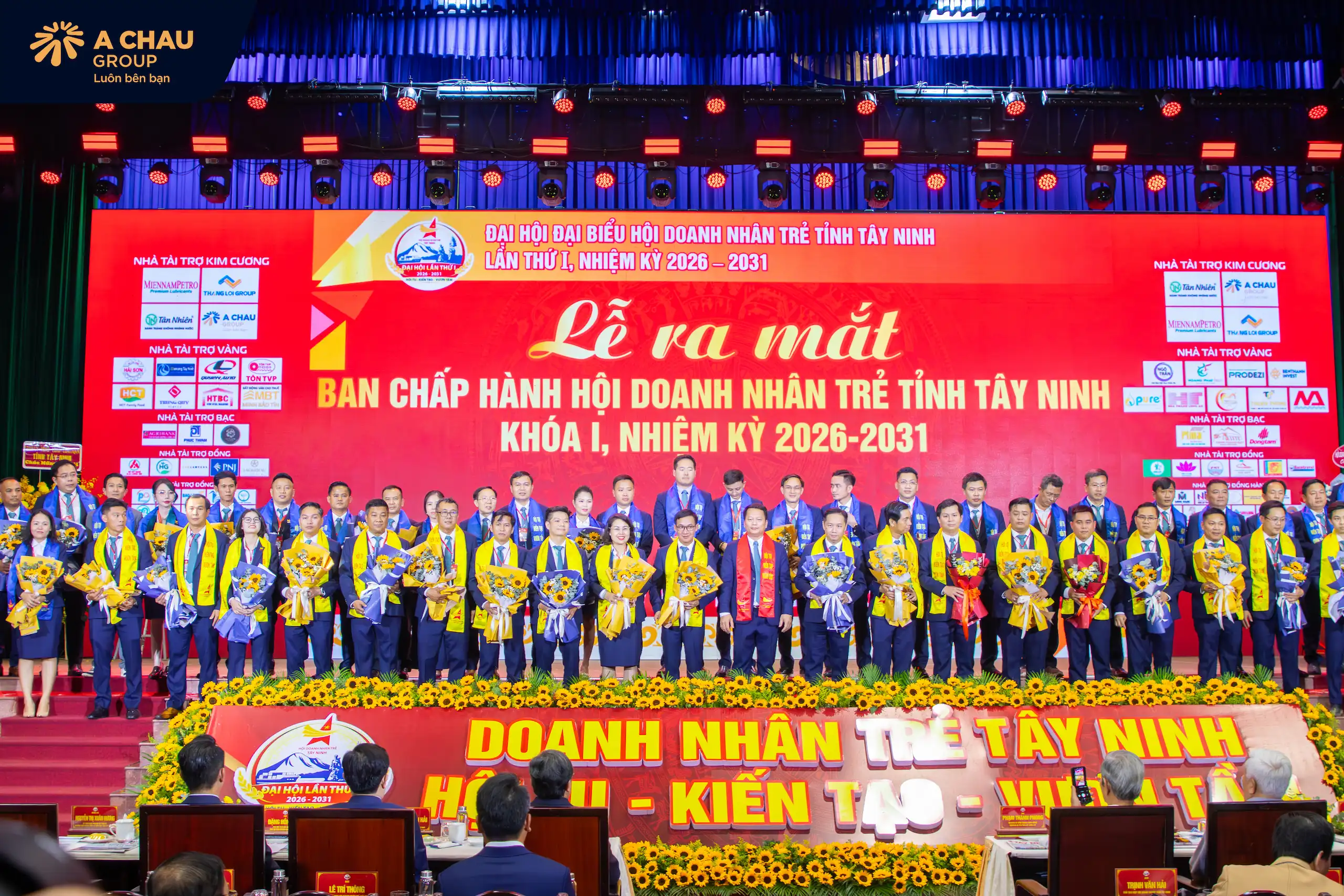 Á Châu Group đồng hành cùng Đại hội Doanh nhân Trẻ Tây Ninh lần I: Kết nối sức mạnh – Kiến tạo nhiệm kỳ phát triển mới