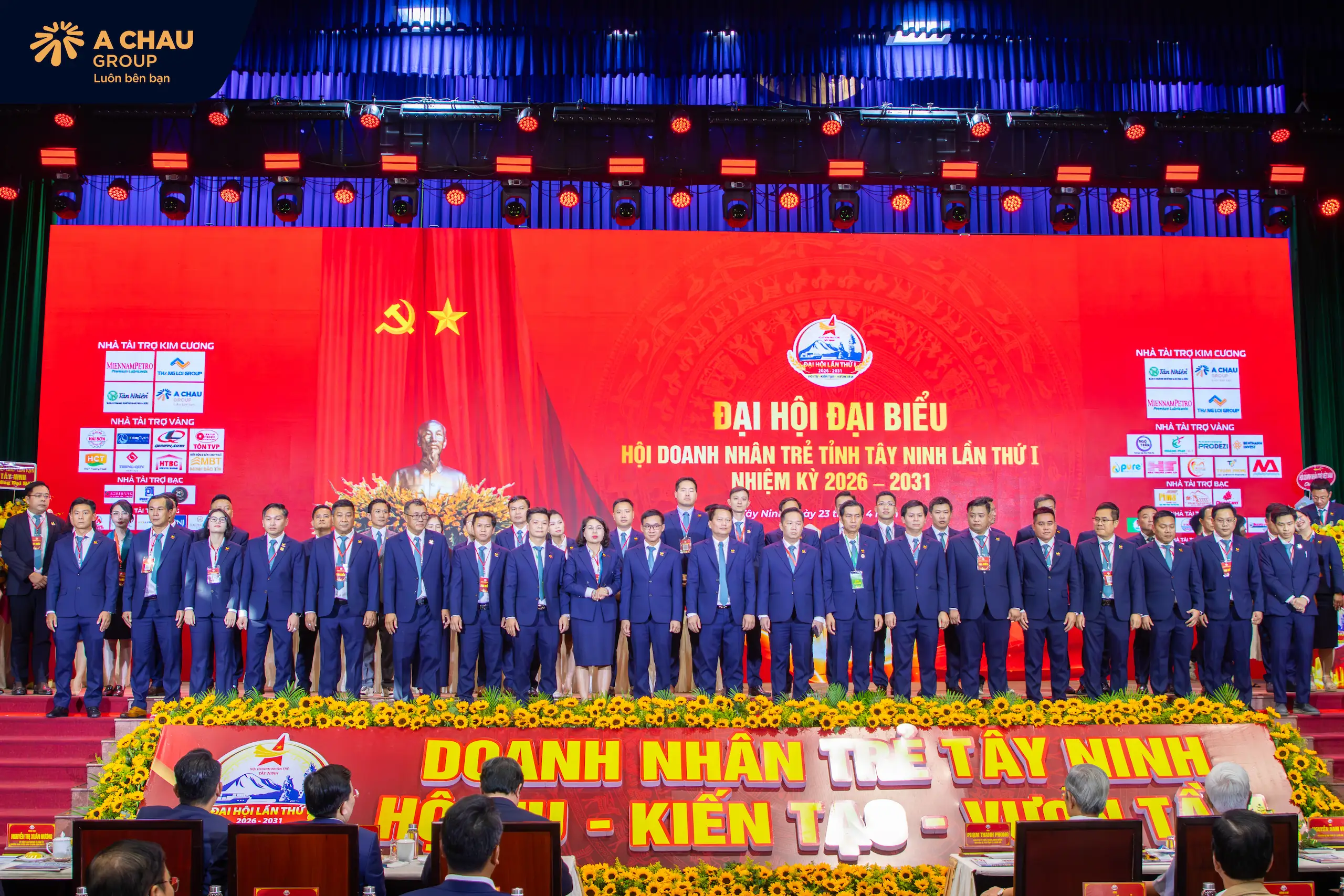Á Châu Group đồng hành cùng Đại hội Doanh nhân Trẻ Tây Ninh lần I: Kết nối sức mạnh – Kiến tạo nhiệm kỳ phát triển mới