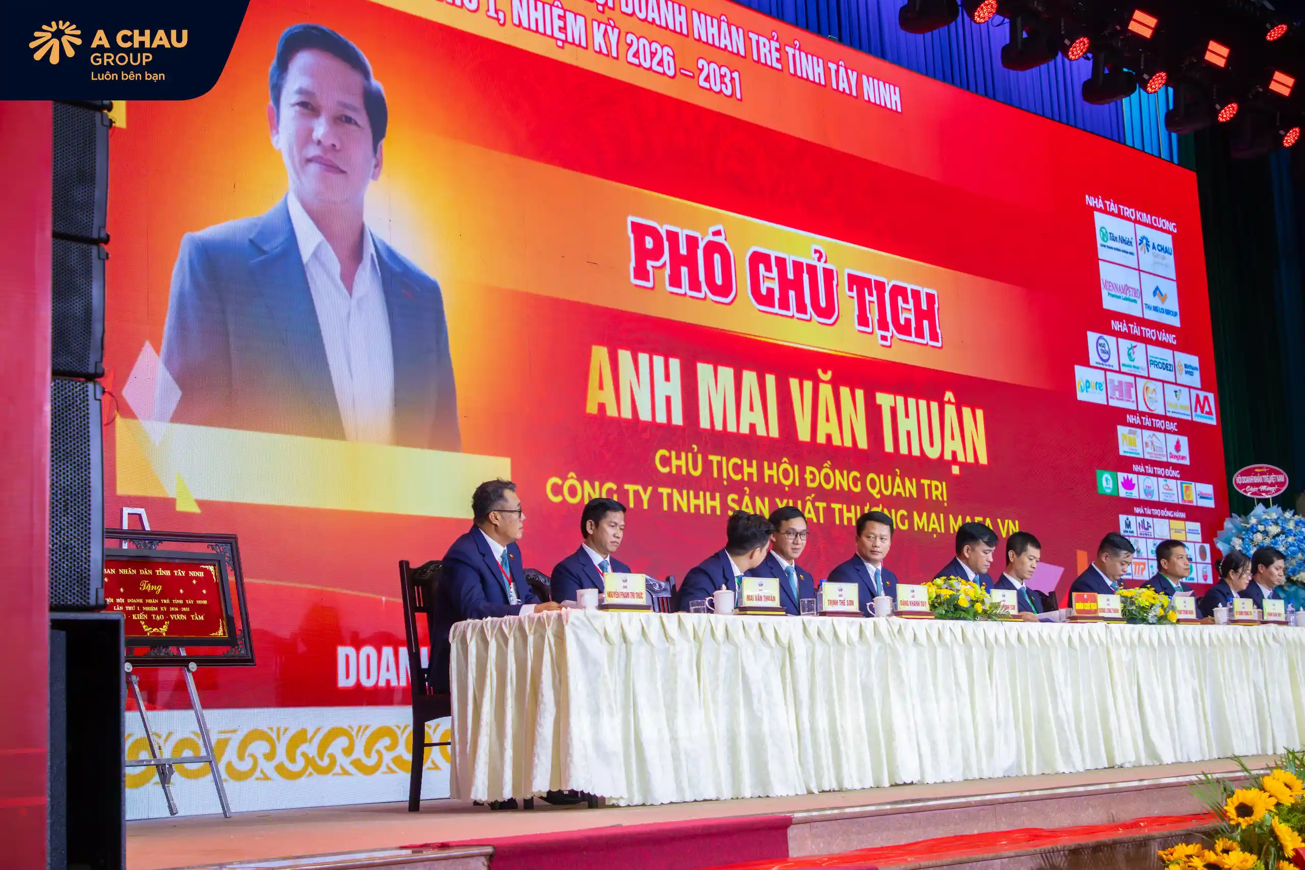 Á Châu Group đồng hành cùng Đại hội Doanh nhân Trẻ Tây Ninh lần I: Kết nối sức mạnh – Kiến tạo nhiệm kỳ phát triển mới