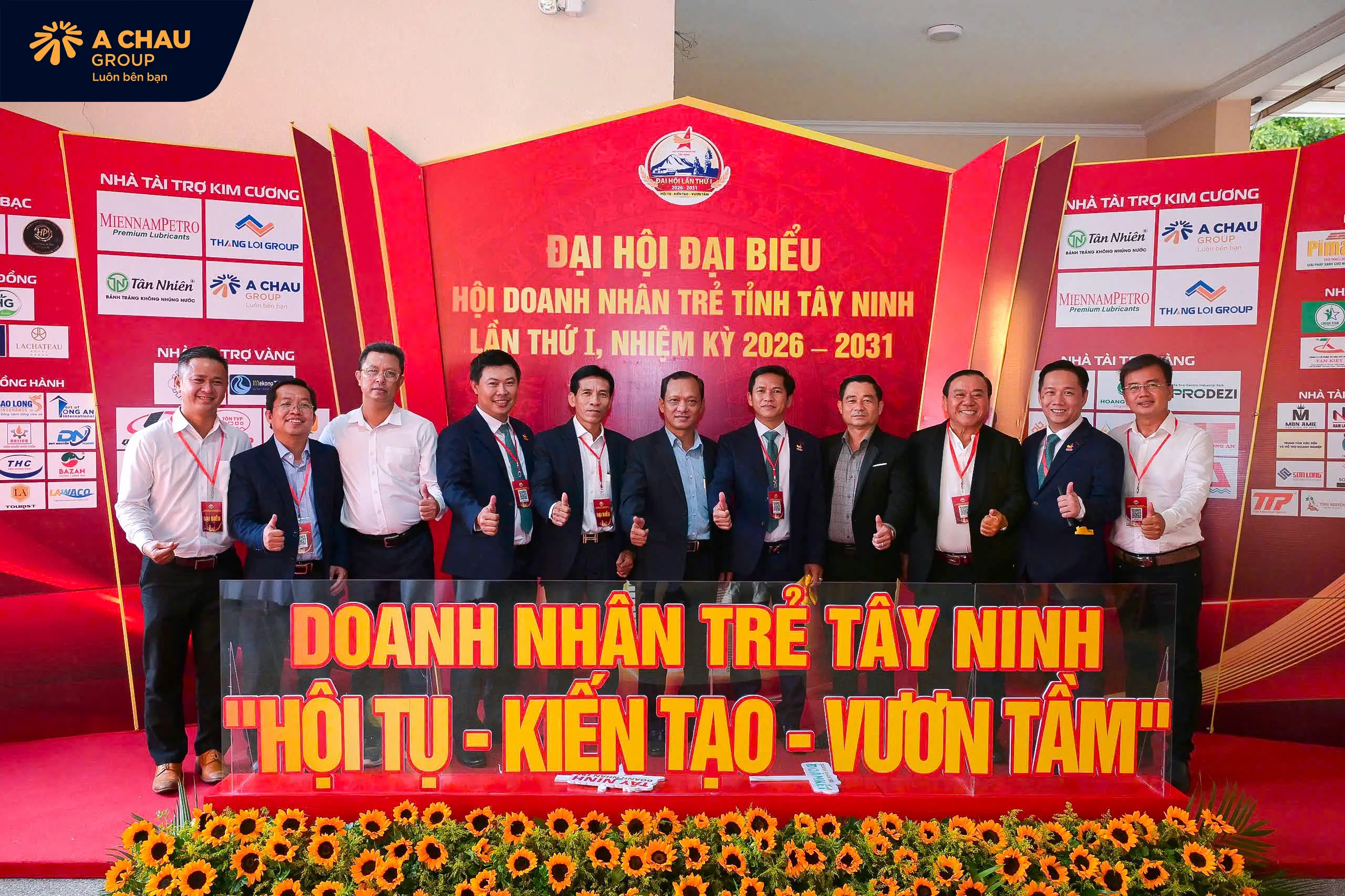 Á Châu Group đồng hành cùng Đại hội Doanh nhân Trẻ Tây Ninh lần I: Kết nối sức mạnh – Kiến tạo nhiệm kỳ phát triển mới