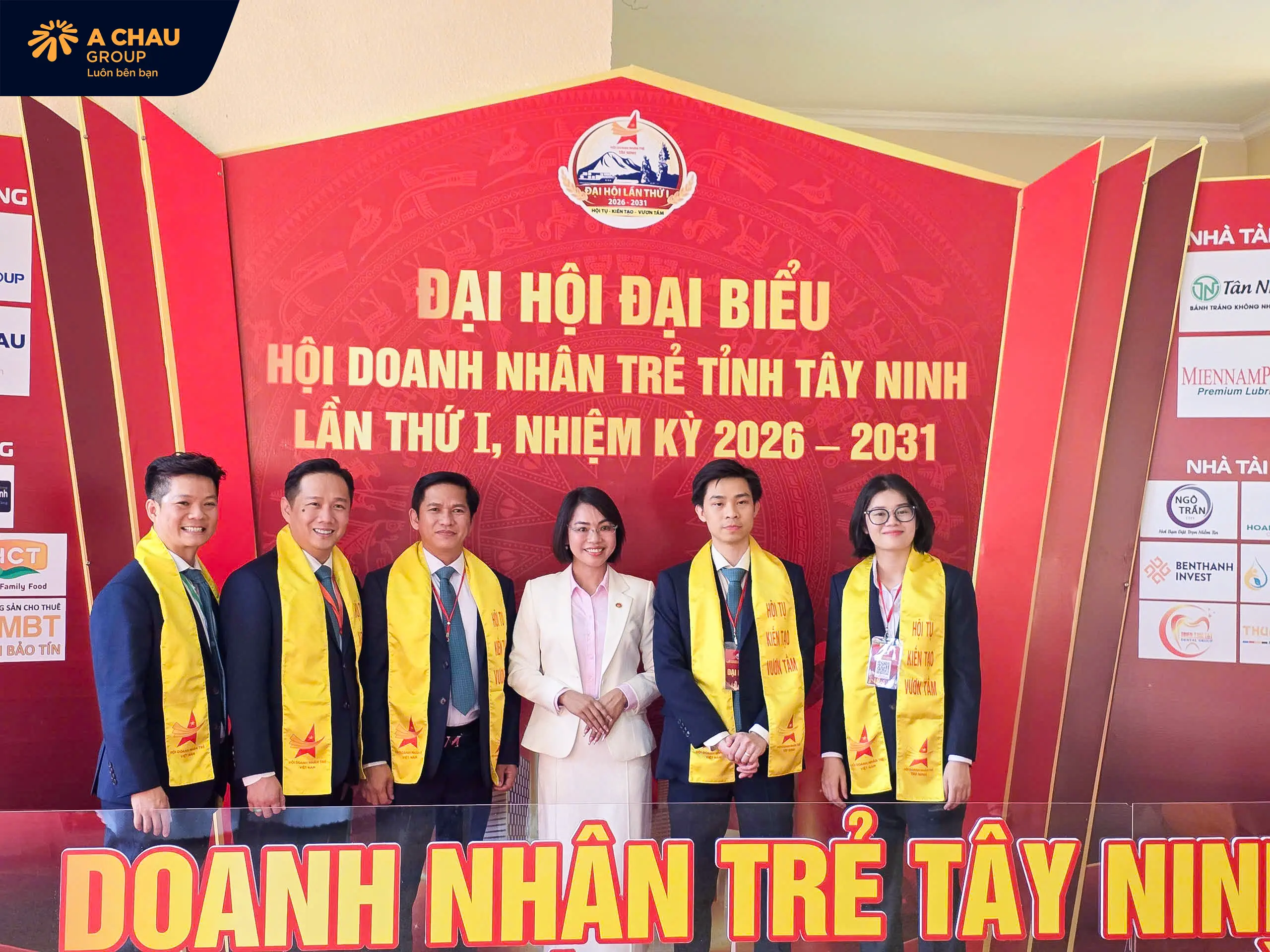 Á Châu Group đồng hành cùng Đại hội Doanh nhân Trẻ Tây Ninh lần I: Kết nối sức mạnh – Kiến tạo nhiệm kỳ phát triển mới