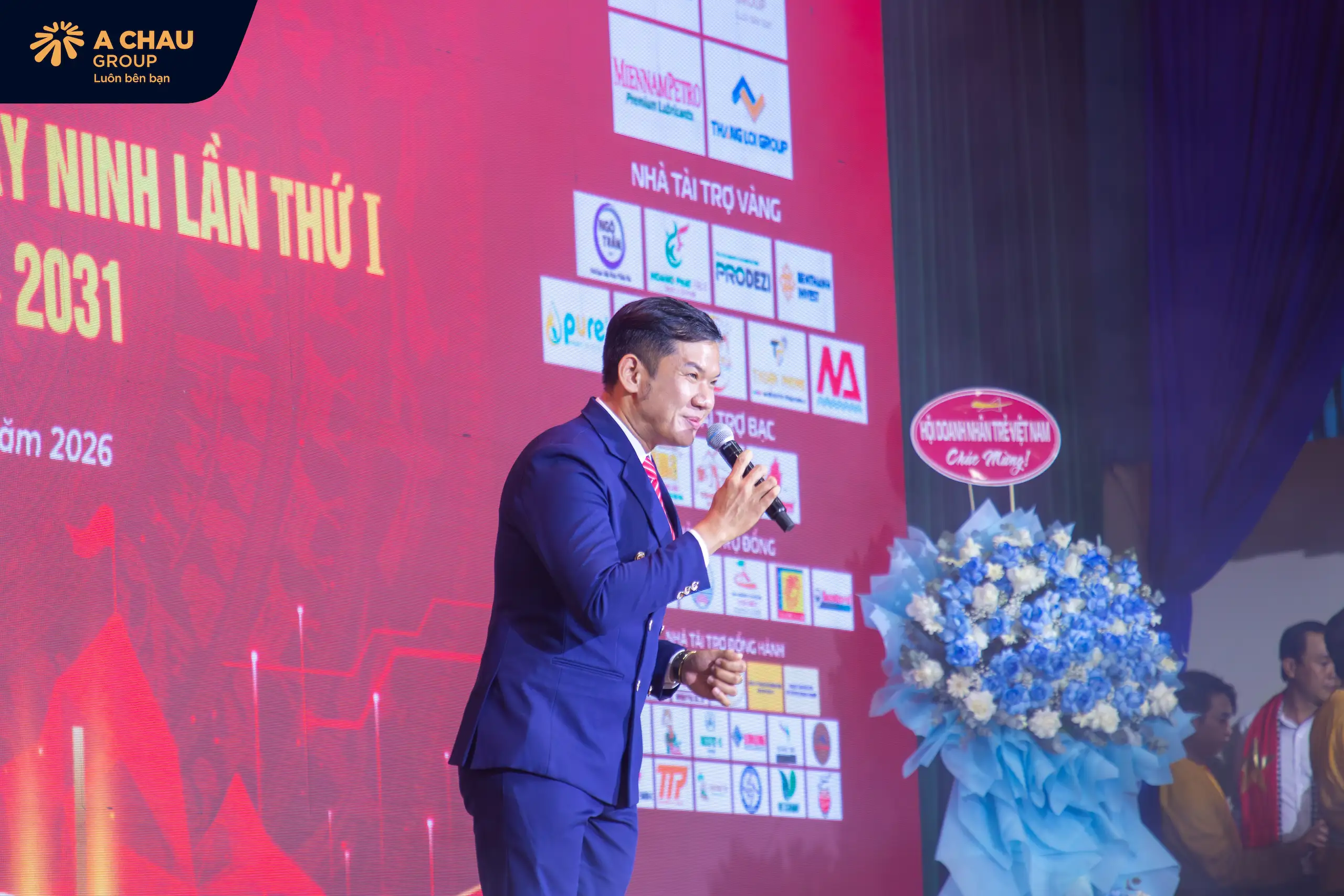 Á Châu Group đồng hành cùng Đại hội Doanh nhân Trẻ Tây Ninh lần I: Kết nối sức mạnh – Kiến tạo nhiệm kỳ phát triển mới