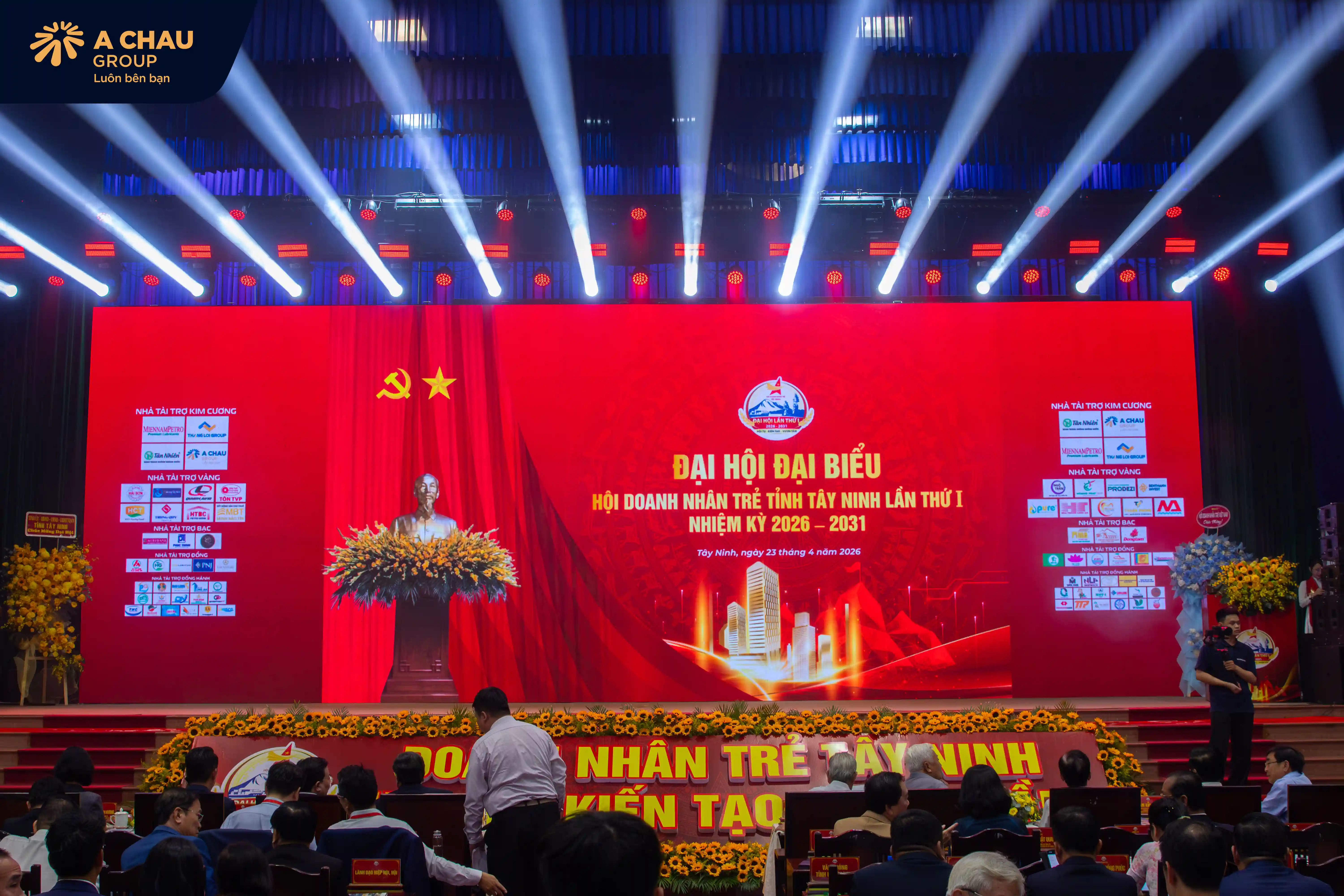 Á Châu Group đồng hành cùng Đại hội Doanh nhân Trẻ Tây Ninh lần I: Kết nối sức mạnh – Kiến tạo nhiệm kỳ phát triển mới