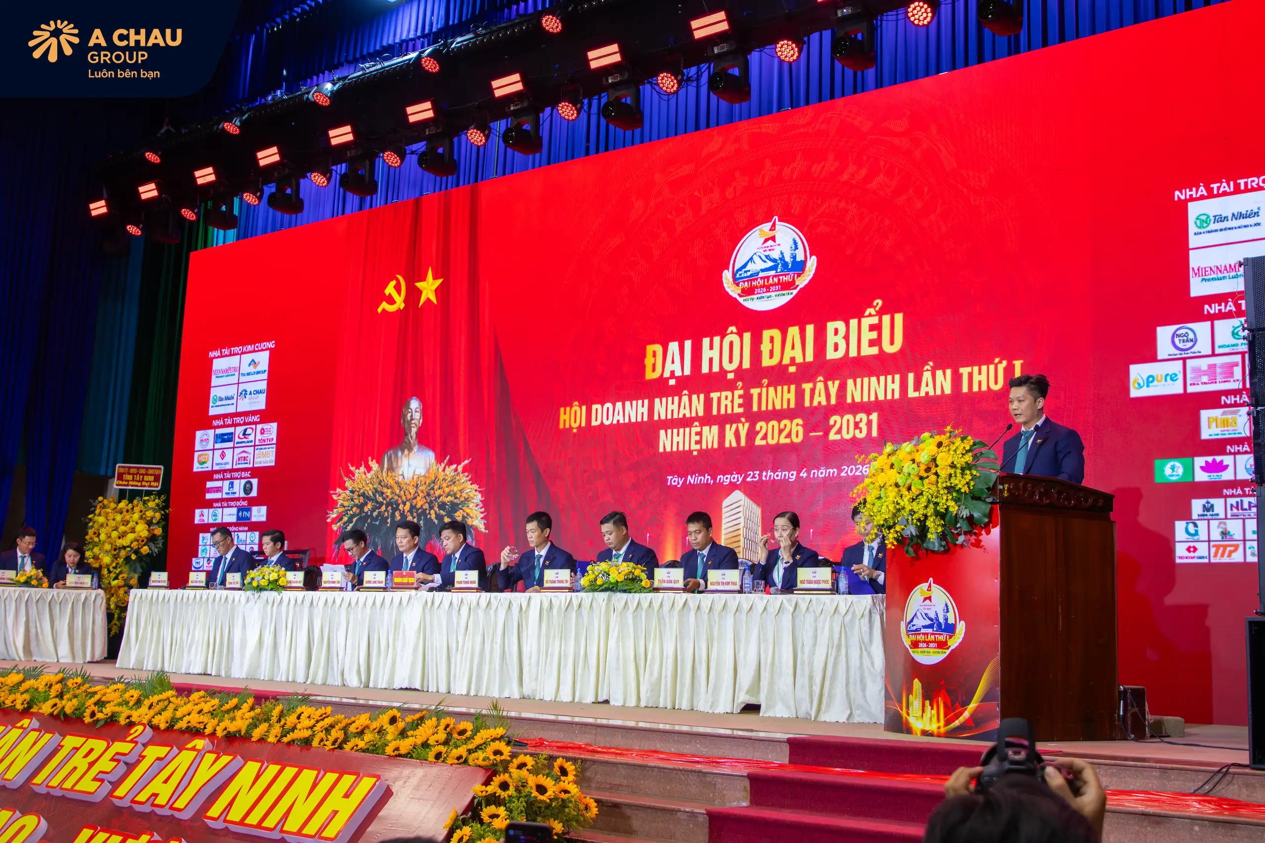 Á Châu Group đồng hành cùng Đại hội Doanh nhân Trẻ Tây Ninh lần I: Kết nối sức mạnh – Kiến tạo nhiệm kỳ phát triển mới