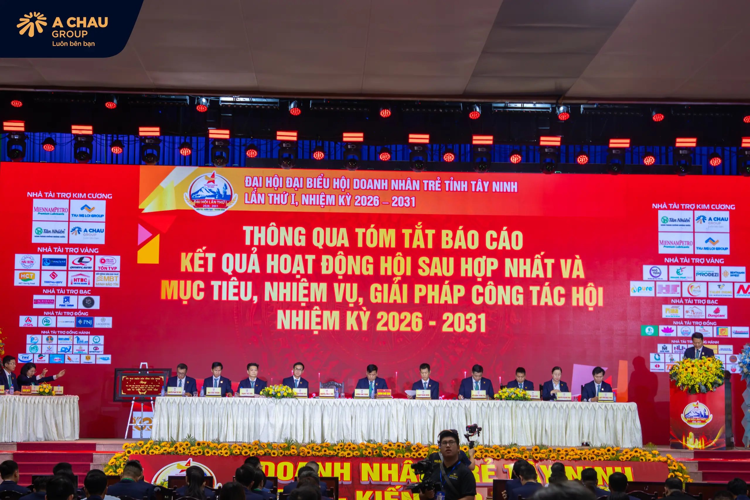 Á Châu Group đồng hành cùng Đại hội Doanh nhân Trẻ Tây Ninh lần I: Kết nối sức mạnh – Kiến tạo nhiệm kỳ phát triển mới