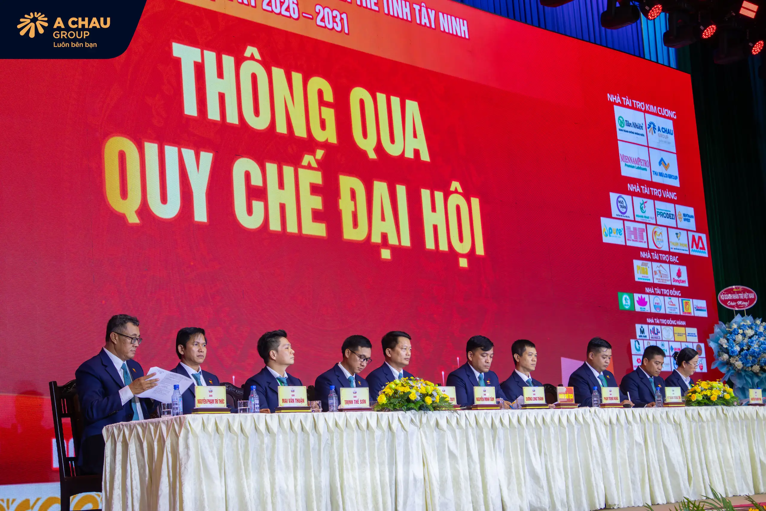 Á Châu Group đồng hành cùng Đại hội Doanh nhân Trẻ Tây Ninh lần I: Kết nối sức mạnh – Kiến tạo nhiệm kỳ phát triển mới