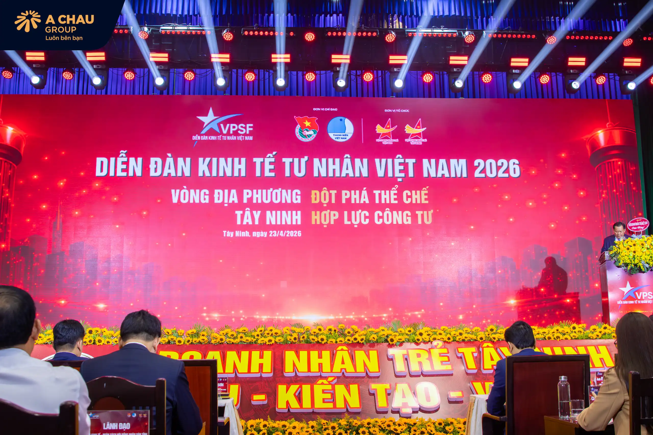 Á Châu Group đồng hành cùng Đại hội Doanh nhân Trẻ Tây Ninh lần I: Kết nối sức mạnh – Kiến tạo nhiệm kỳ phát triển mới