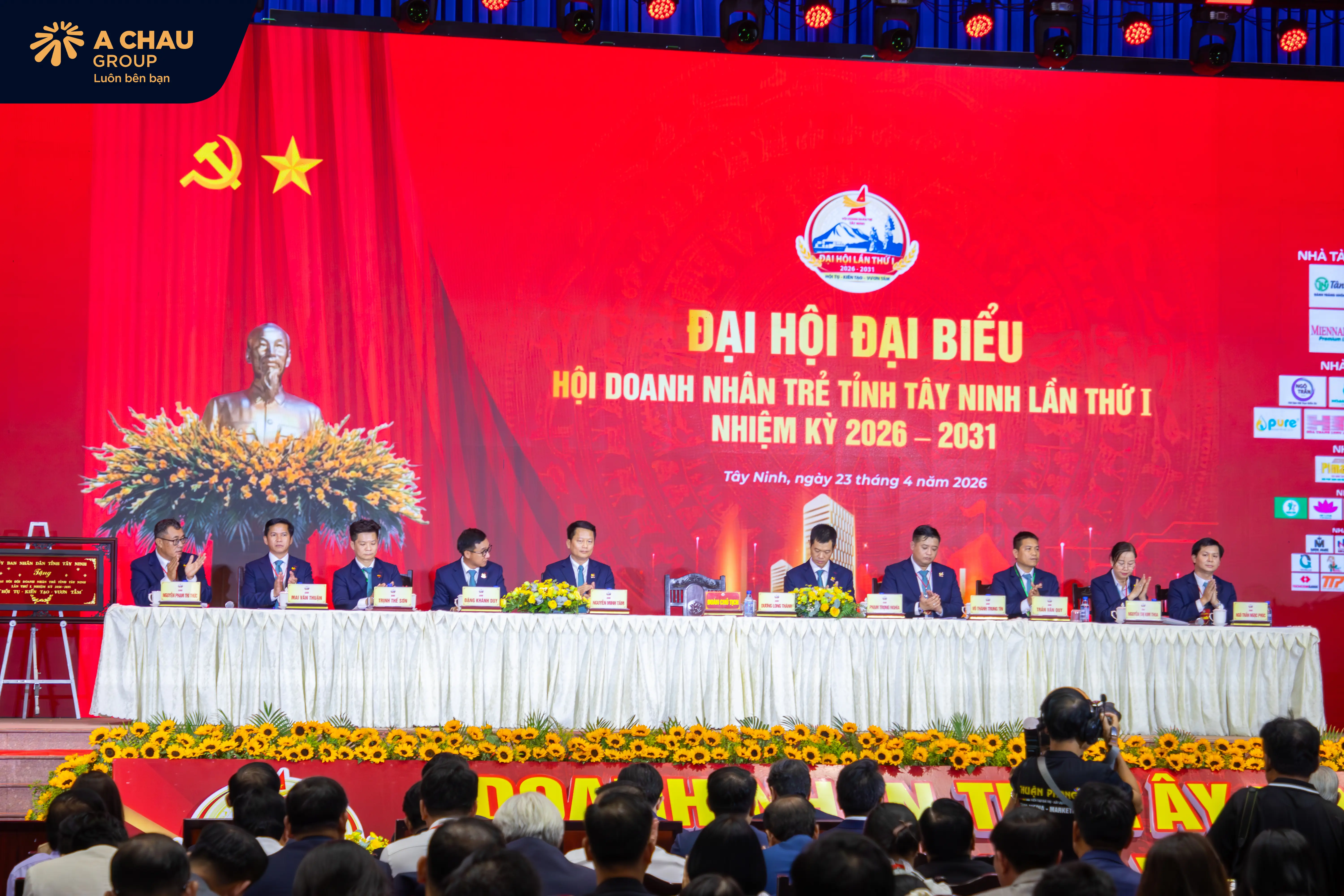 Á Châu Group đồng hành cùng Đại hội Doanh nhân Trẻ Tây Ninh lần I: Kết nối sức mạnh – Kiến tạo nhiệm kỳ phát triển mới
