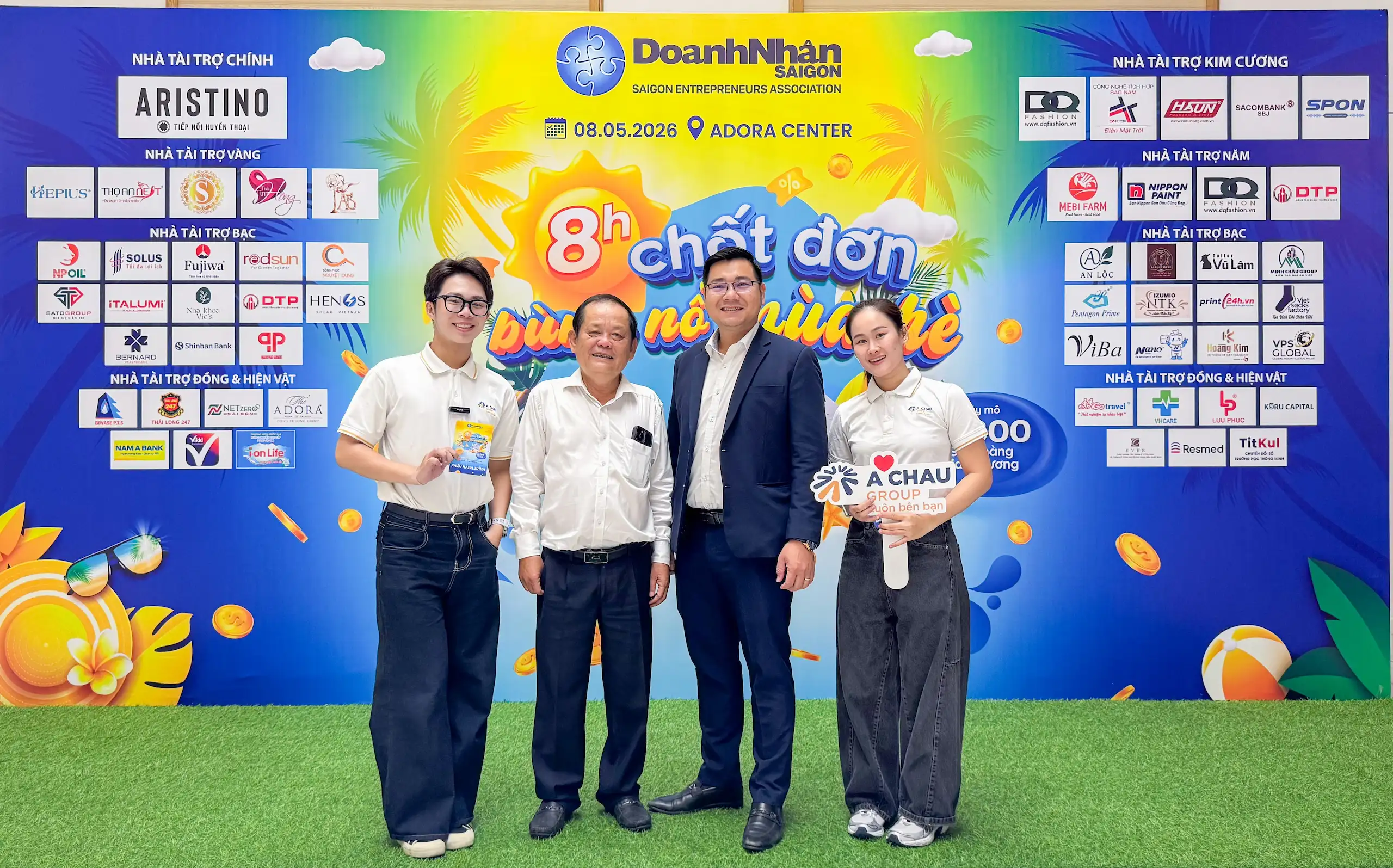 Á Châu Group mang giải pháp branding qua nón bảo hiểm đến sự kiện “8H Chốt Đơn – Bùng Nổ Mùa Hè 2026” 14 Á Châu Group mang giải pháp branding qua nón bảo hiểm đến sự kiện “8H Chốt Đơn – Bùng Nổ Mùa Hè 2026”
