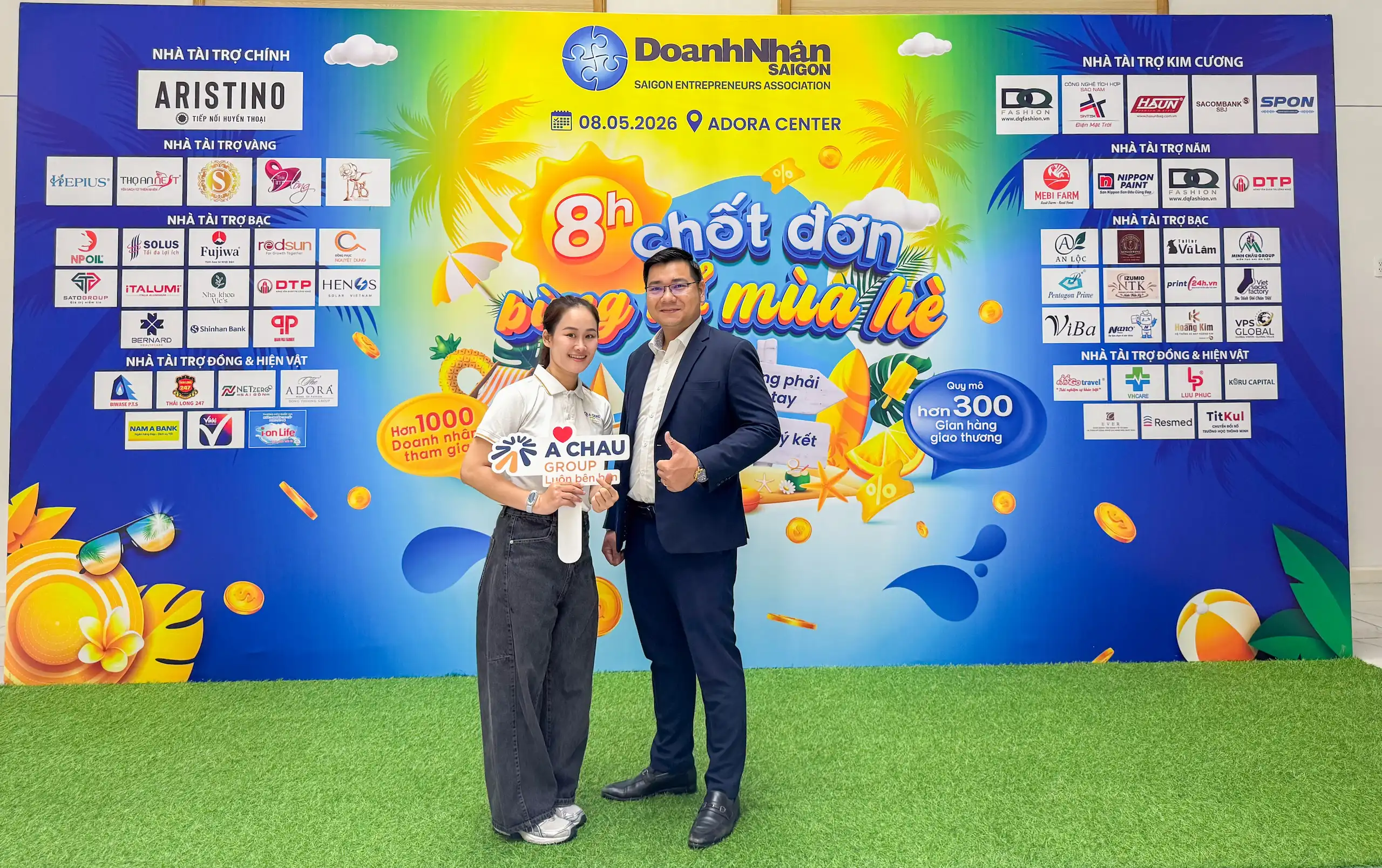 Á Châu Group mang giải pháp branding qua nón bảo hiểm đến sự kiện “8H Chốt Đơn – Bùng Nổ Mùa Hè 2026” 11 Á Châu Group mang giải pháp branding qua nón bảo hiểm đến sự kiện “8H Chốt Đơn – Bùng Nổ Mùa Hè 2026”