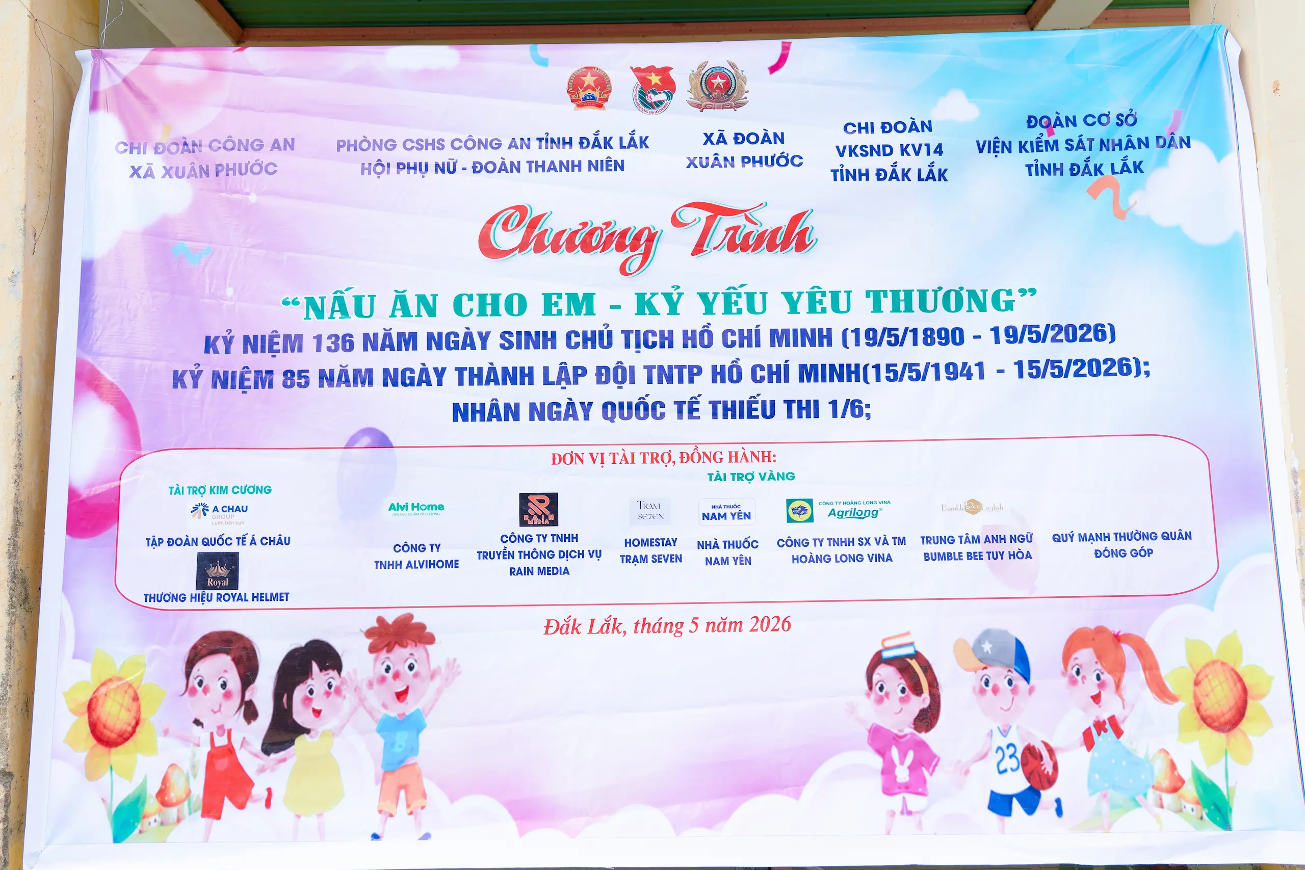 Tập đoàn quốc tế Á Châu đồng hành chương trình “nấu ăn cho em – kỷ yếu yêu thương” lan tỏa giá trị nhân văn tại Đắk Lắk