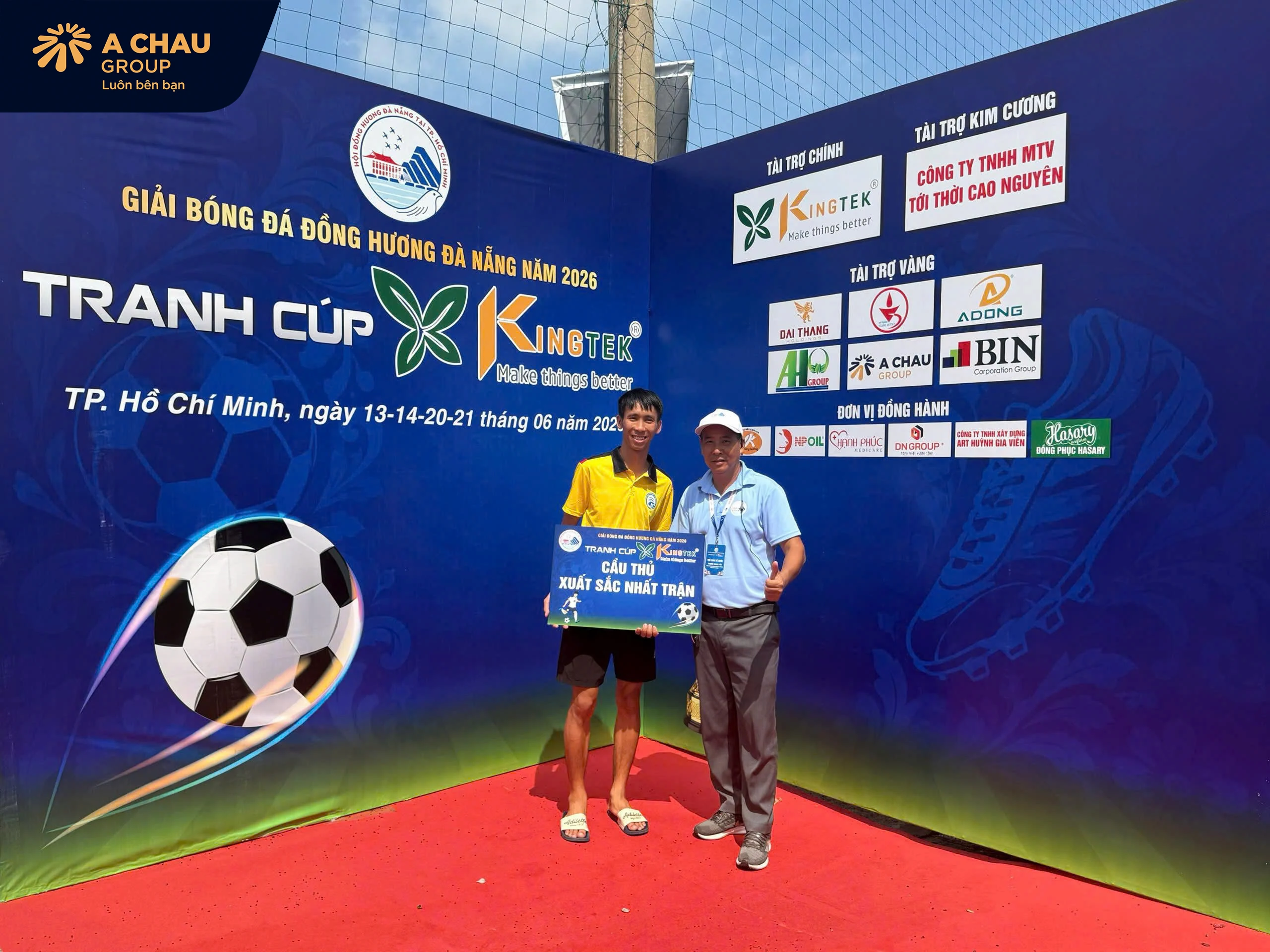 Á Châu đồng hành cùng giải bóng đá đồng hương đà nẵng 2026: lan tỏa nghĩa tình, tiếp sức quỹ an sinh 7 Một số hình ảnh khác tại Lễ khai mạc giải bóng đá hội đồng hương Đà Nẵng tại TP Hồ Chí Minh