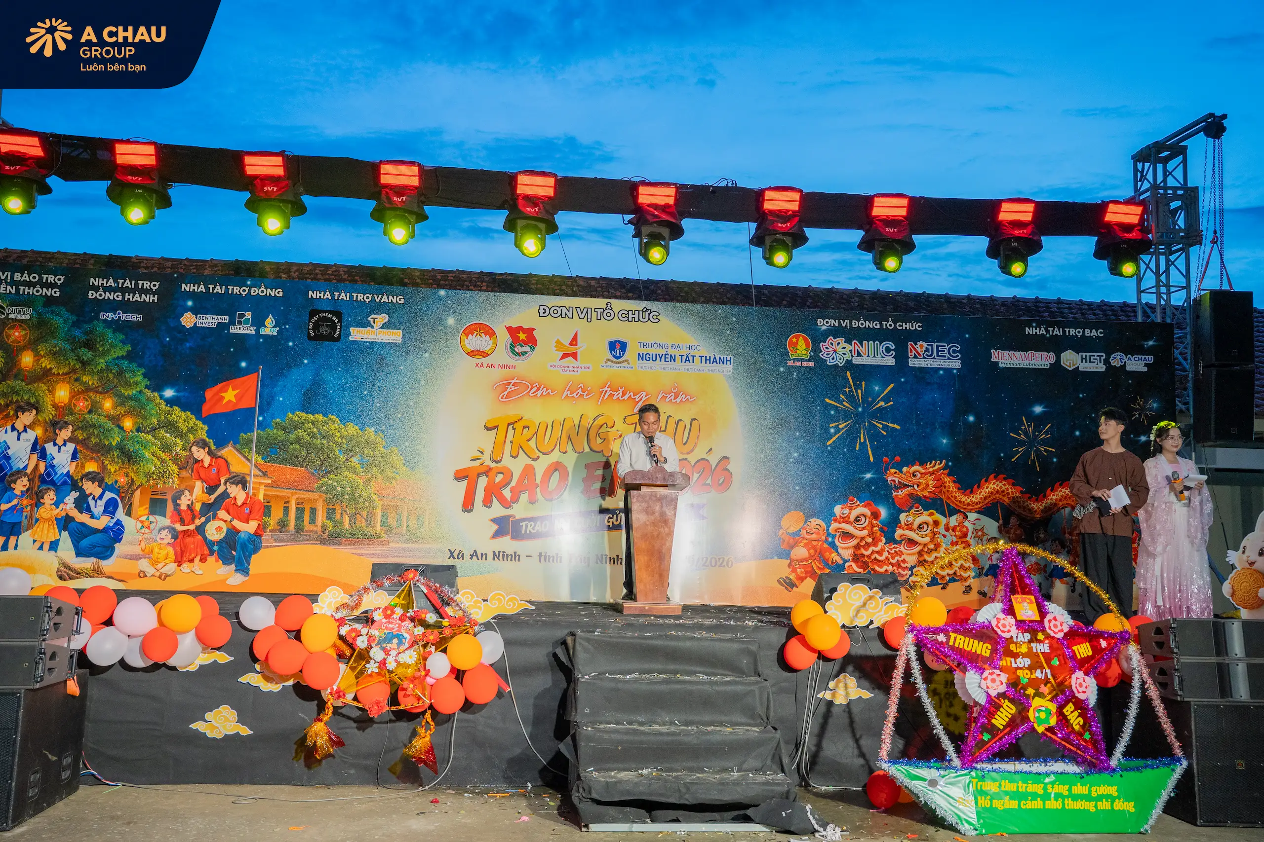 Á Châu Group đồng hành cùng Trường THCS An Ninh: Vui Trung Thu, lan tỏa ý thức an toàn giao thông