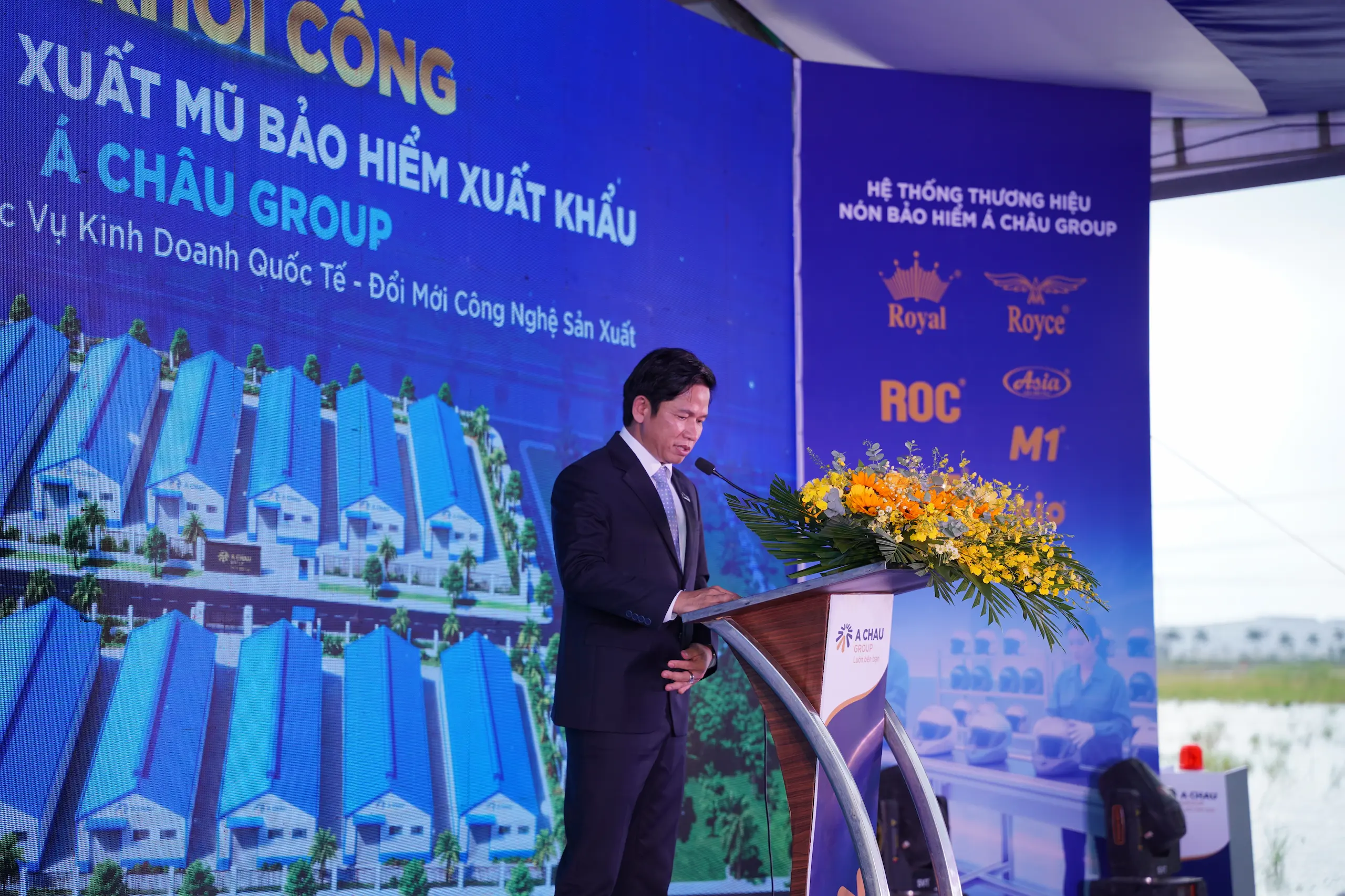 Á Châu Group khởi công nhà máy sản xuất mũ bảo hiểm xuất khẩu quy mô 75.000 m² 2 Á Châu Group mở rộng sản xuất phục vụ nhu cầu trong nước và quốc tế