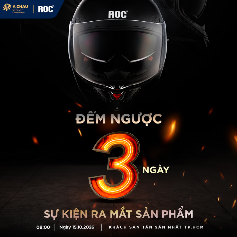 Đếm ngược 3 ngày nữa ra mắt sản phẩm mới của ROC Helmet